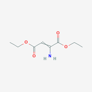 molecular formula C8H13NO4 B8445817 Diethyl 2-aminobut-2-enedioate CAS No. 3527-16-0