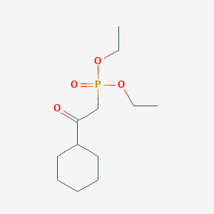 molecular formula C12H23O4P B8445940 Diethyl (2-cyclohexyl-2-oxoethyl)phosphonate 