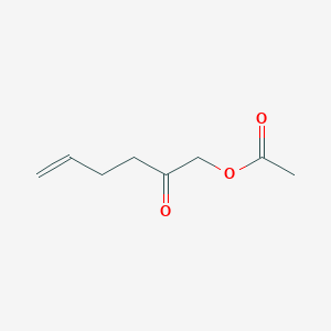 molecular formula C8H12O3 B8446055 1-Acetoxy-5-hexen-2-one 
