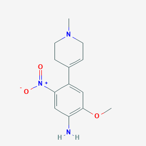 2-methoxy-4-(1-methyl-3,6-dihydro-2H-pyridin-4-yl)-5-nitroaniline