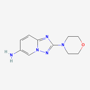2-Morpholin-4-yl-[1,2,4]triazolo[1,5-a]pyridin-6-amine