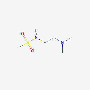 molecular formula C5H14N2O2S B8446320 N-(2-dimethylaminoethyl)methanesulfonamide 