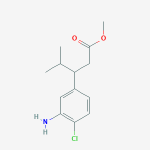 Methyl 3-(3-amino-4-chlorophenyl)-4-methylpentanoate
