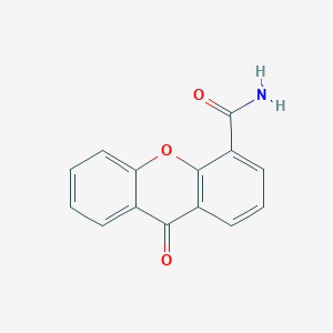molecular formula C14H9NO3 B8446364 9-Oxoxanthene-4-carboxamide 