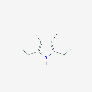 molecular formula C10H17N B8446370 2,5-Diethyl-3,4-dimethylpyrrole 