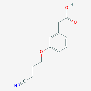 [3-(3-Cyano-propoxy)-phenyl]-acetic acid