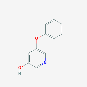 molecular formula C11H9NO2 B8446485 5-Phenoxy-3-pyridinol 