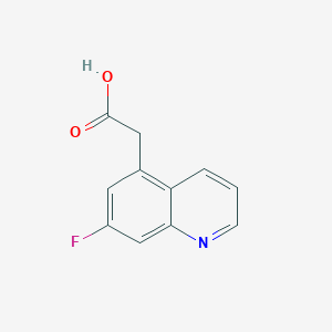 2-(7-Fluoroquinolin-5-yl)acetic acid