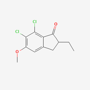 2-Ethyl-5-methoxy-6,7-dichloro-1-indanone
