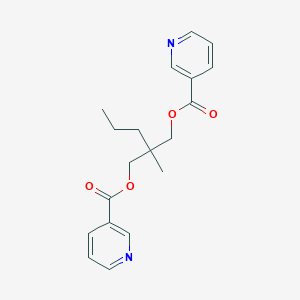 2-Methyl-2-propylpropane-1,3-diyl dinicotinate