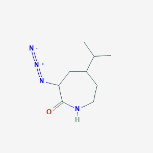 3-Azido-5-isopropyl-azepan-2-one
