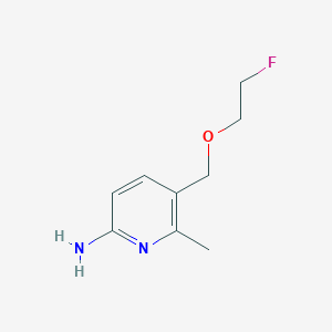 5-(2-Fluoro-ethoxymethyl)-6-methyl-pyridin-2-ylamine
