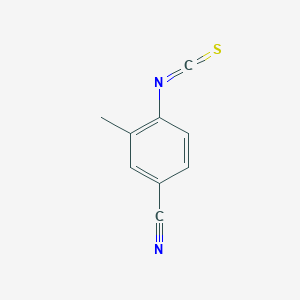 molecular formula C9H6N2S B8447148 4-Cyano-2-methylphenyl isothiocyanate 