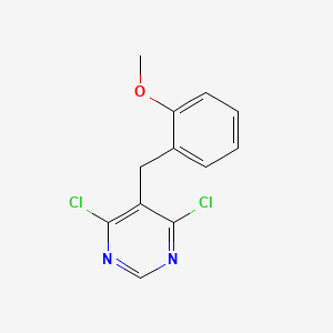 4,6-Dichloro-5-(o-methoxybenzyl)pyrimidine