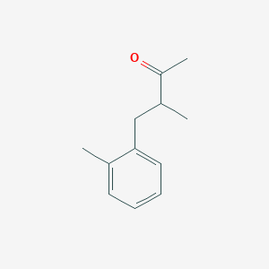 molecular formula C12H16O B8447310 3-(2-Methylbenzyl)-butanone 