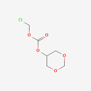 molecular formula C6H9ClO5 B8447530 Chloromethyl (1,3-dioxan-5-yl) carbonate 