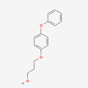 molecular formula C15H16O3 B8448148 3-(4-Phenoxyphenoxy)-propan-1-ol 