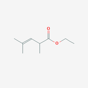 molecular formula C9H16O2 B8448509 Ethyl 2,4-dimethyl-3-pentenoate 