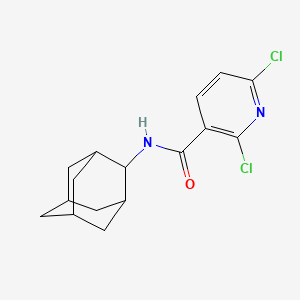 molecular formula C16H18Cl2N2O B8448536 N-(2-adamantyl)-2,6-dichloro-pyridine-3-carboxamide 