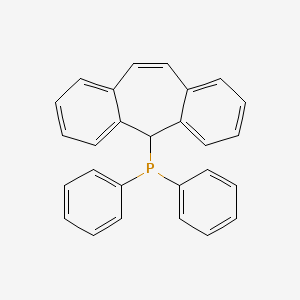 molecular formula C27H21P B8448599 diphenyl(2-tricyclo[9.4.0.03,8]pentadeca-1(15),3,5,7,9,11,13-heptaenyl)phosphane 