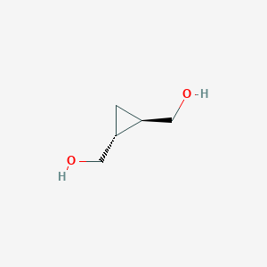 molecular formula C5H10O2 B8448618 rac-[(1R,2R)-2-(hydroxymethyl)cyclopropyl]methanol,trans 