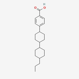 4-[4-(4-Propylcyclohexyl)cyclohexyl]benzoic acid