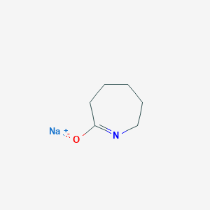 molecular formula C6H10NNaO B8449133 sodium;3,4,5,6-tetrahydro-2H-azepin-7-olate 