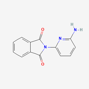 molecular formula C13H9N3O2 B8449338 2-Amino-6-phthalimidopyridine 