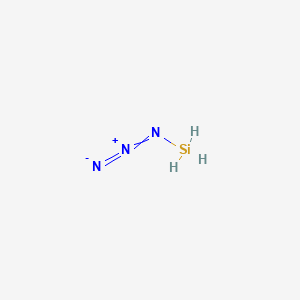 molecular formula H3N3Si B8449391 Silane, azido- CAS No. 13847-60-4