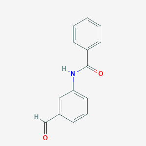 molecular formula C14H11NO2 B8449399 N-(3-formylphenyl)benzamide 