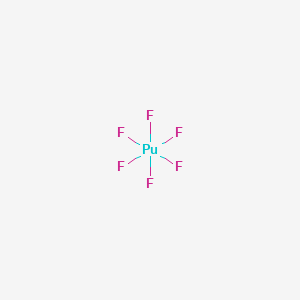 molecular formula F6Pu B084494 Plutonium hexafluoride CAS No. 13693-06-6