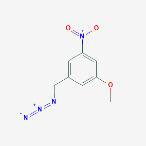 molecular formula C8H8N4O3 B8449473 1-(Azidomethyl)-3-methoxy-5-nitrobenzene 