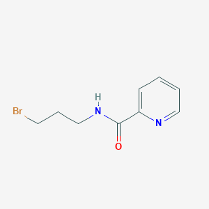 molecular formula C9H11BrN2O B8449499 N-(3-Bromopropyl)-2-pyridinecarboxamide CAS No. 717138-98-2