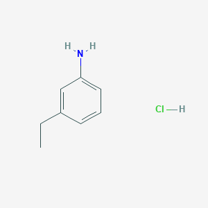 molecular formula C8H12ClN B8449567 m-Ethylaniline hydrochloride 
