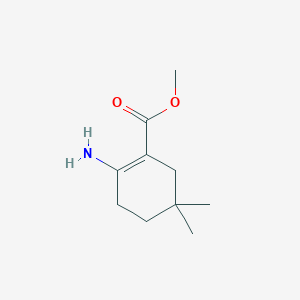 molecular formula C10H17NO2 B8449932 Methyl 2-amino-5,5-dimethylcyclohex-1-enecarboxylate CAS No. 1256784-24-3