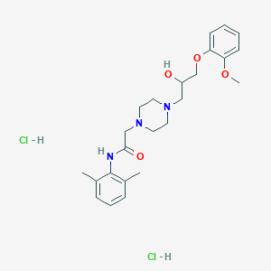 molecular formula C24H35Cl2N3O4 B000845 Ranolazine dihydrochloride CAS No. 95635-56-6