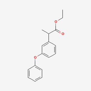 molecular formula C17H18O3 B8450381 Fenoprofen Ethyl Ester 