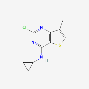2-Chloro-4-cyclopropylamino-7-methylthieno[3,2-d]pyrimidine