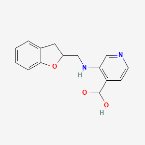 3-[(2,3-Dihydro-1-benzofuran-2-ylmethyl)amino]pyridine-4-carboxylic acid