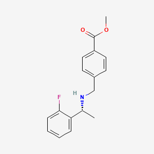 (R)-methyl 4-(((1-(2-fluorophenyl)ethyl)amino)methyl)benzoate