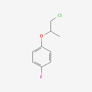 molecular formula C9H10ClFO B8450475 2-(4-Fluorophenoxy)propyl chloride 