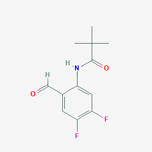 N-(4,5-Difluoro-2-formylphenyl)pivalamide