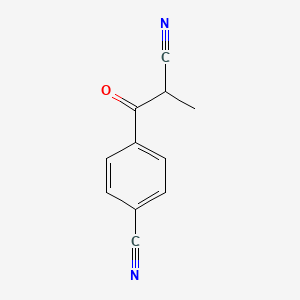 4-(2-Cyanopropanoyl)benzonitrile