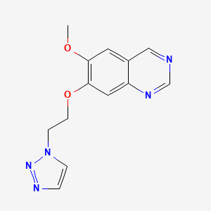 6-Methoxy-7-(2-(1,2,3-triazol-1-yl)ethoxy)quinazoline