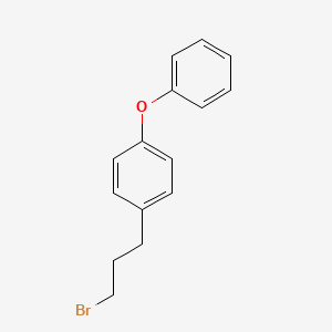 molecular formula C15H15BrO B8450609 p-3-Bromopropylphenyl phenyl ether CAS No. 16251-33-5