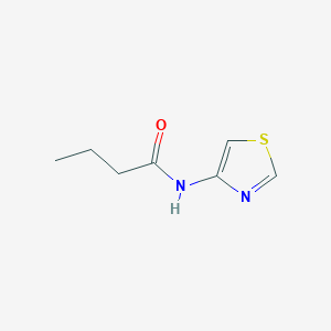 molecular formula C7H10N2OS B8450940 4-Butyramidothiazole 