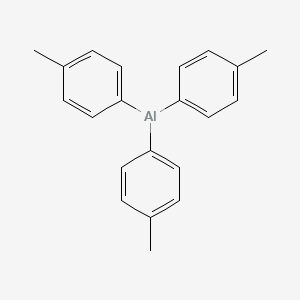 molecular formula C21H21Al B8450958 Tris(4-methylphenyl)alumane CAS No. 14338-21-7