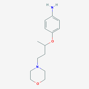 4-[1-Methyl-3-(morpholin-4-yl)propoxy]benzenamine