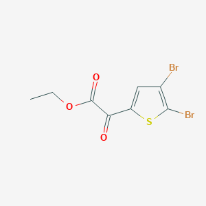(4,5-Dibromothiophen-2-yl)-oxo-acetic acid ethyl ester