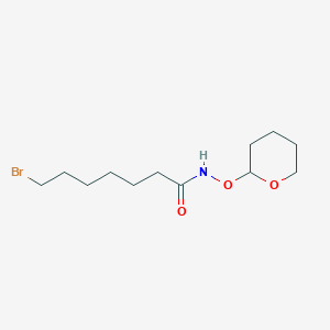 7-bromo-N-(tetrahydro-2H-pyran-2-yloxy)-heptanamide